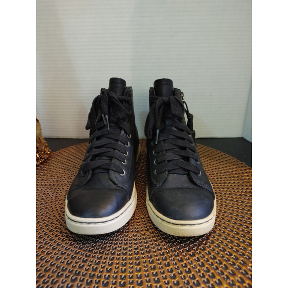 UGG Australia Blaney Trainer Leather Fashion Hi-Top Sneakers Size 7 - Picture 3 of 8